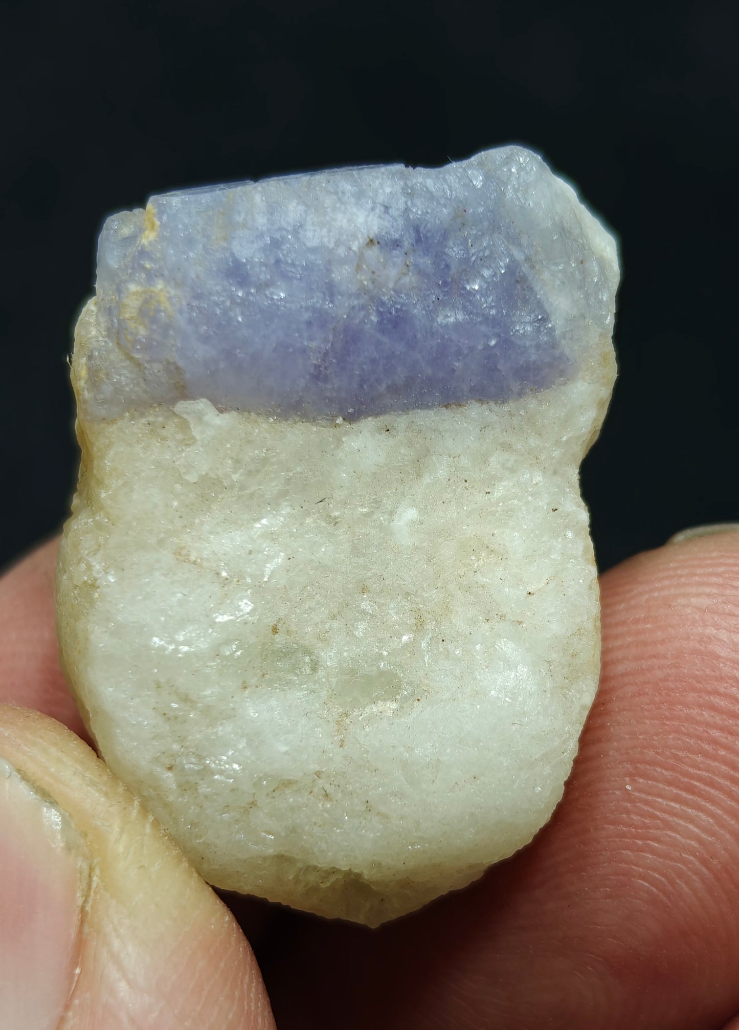 Natural purple hackmanite specimen in matrix 14 grams