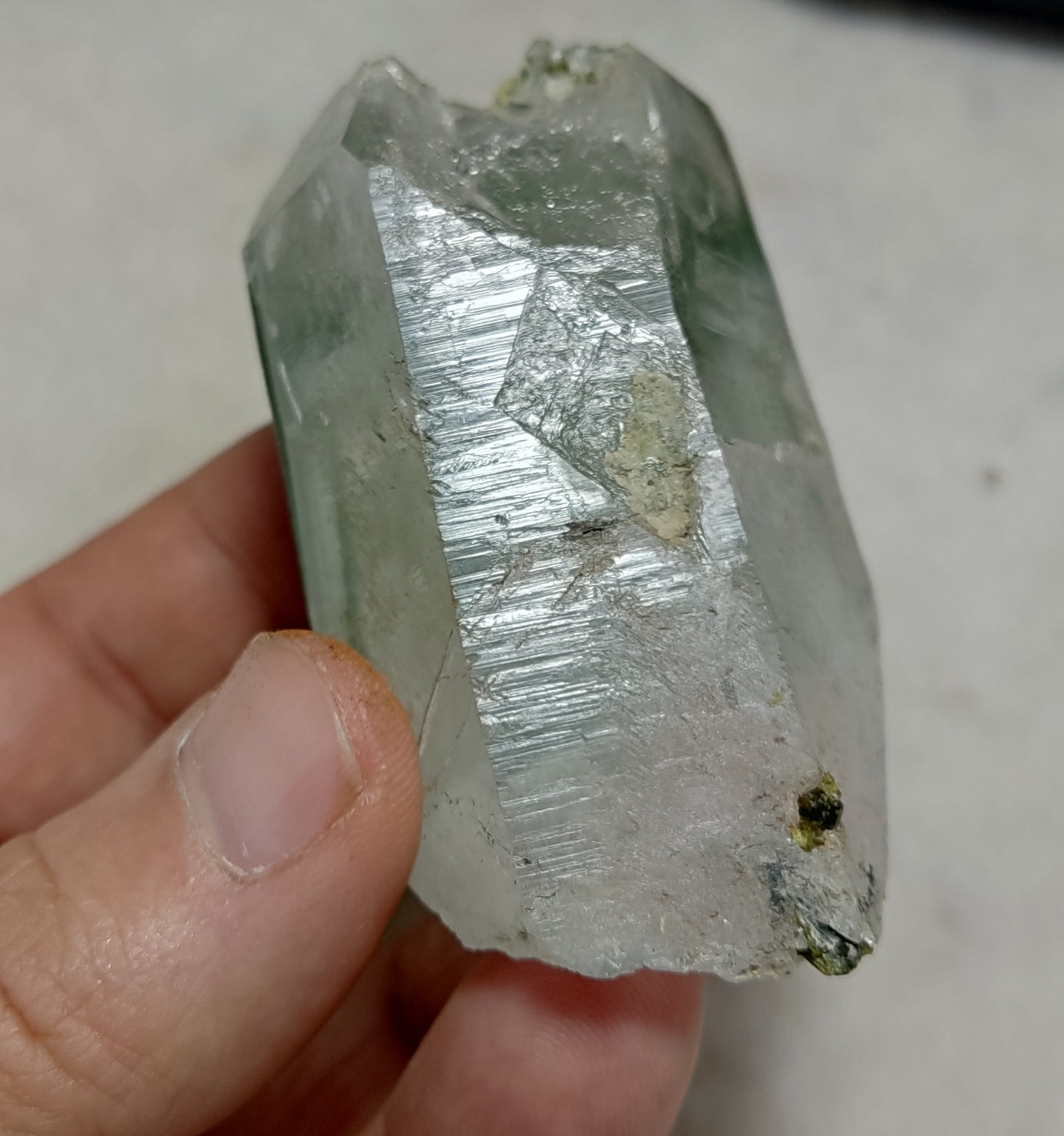 Natural Chlorite Quartz Crystal 166 grams