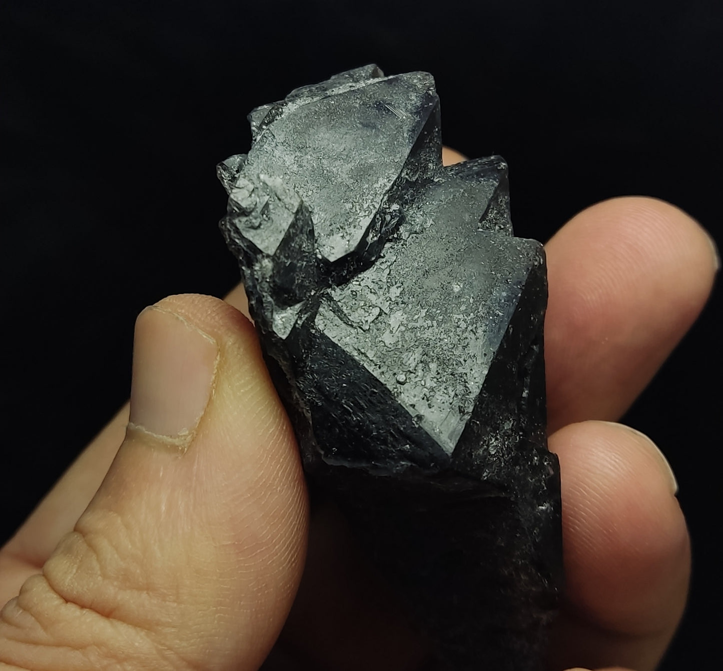 Natural Terminated Black Quartz Crystal 76 grams