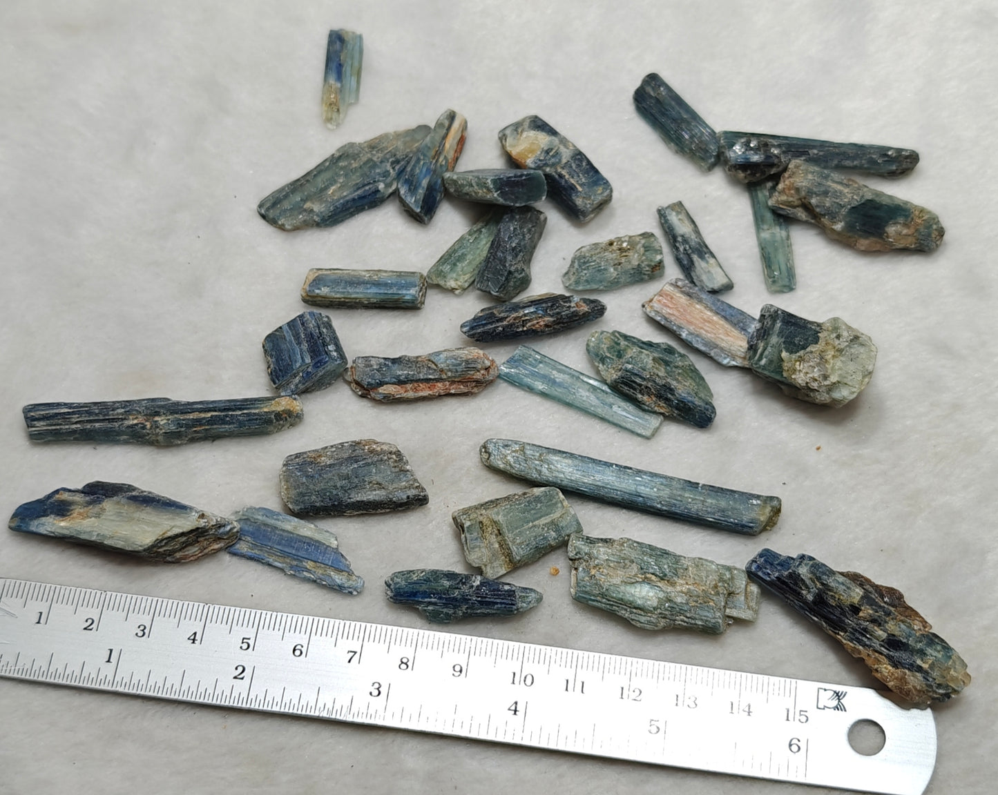 Natural kyanite crystals collection 150 grams