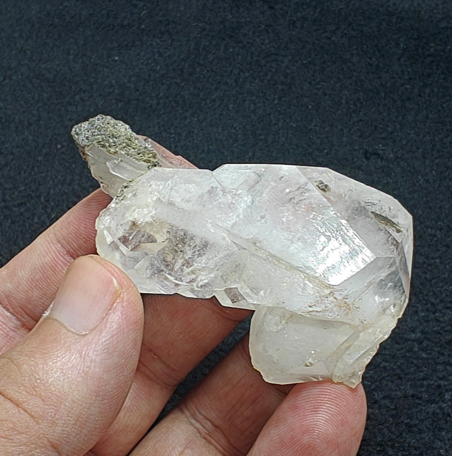 Natural Faden Quartz crystal specimen 48 grams