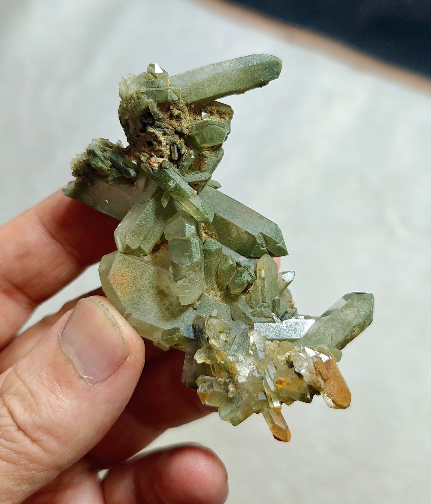 Natural Chlorite Quartz 56 grams
