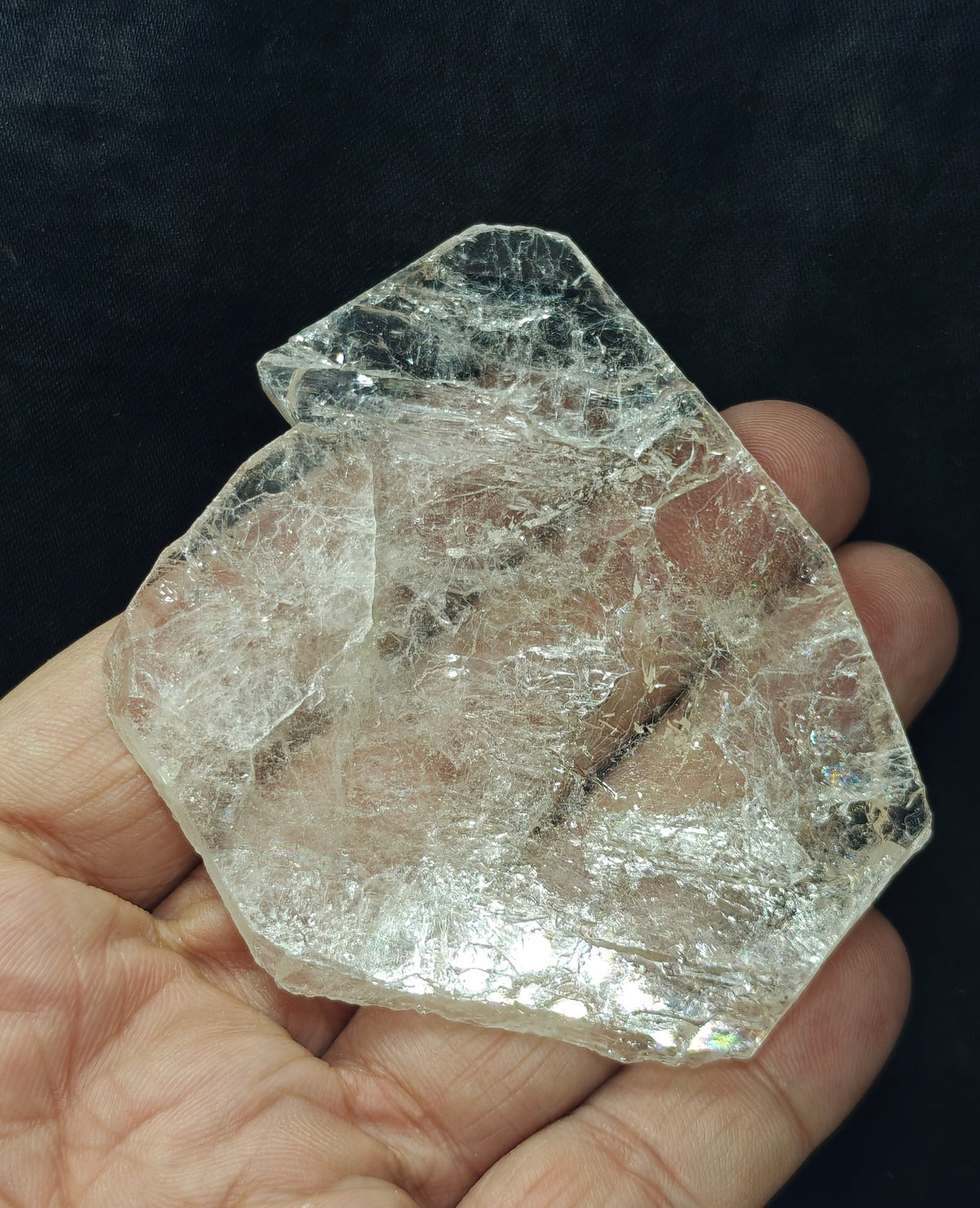 Natural Topaz crystal tabular transparent 64 grams