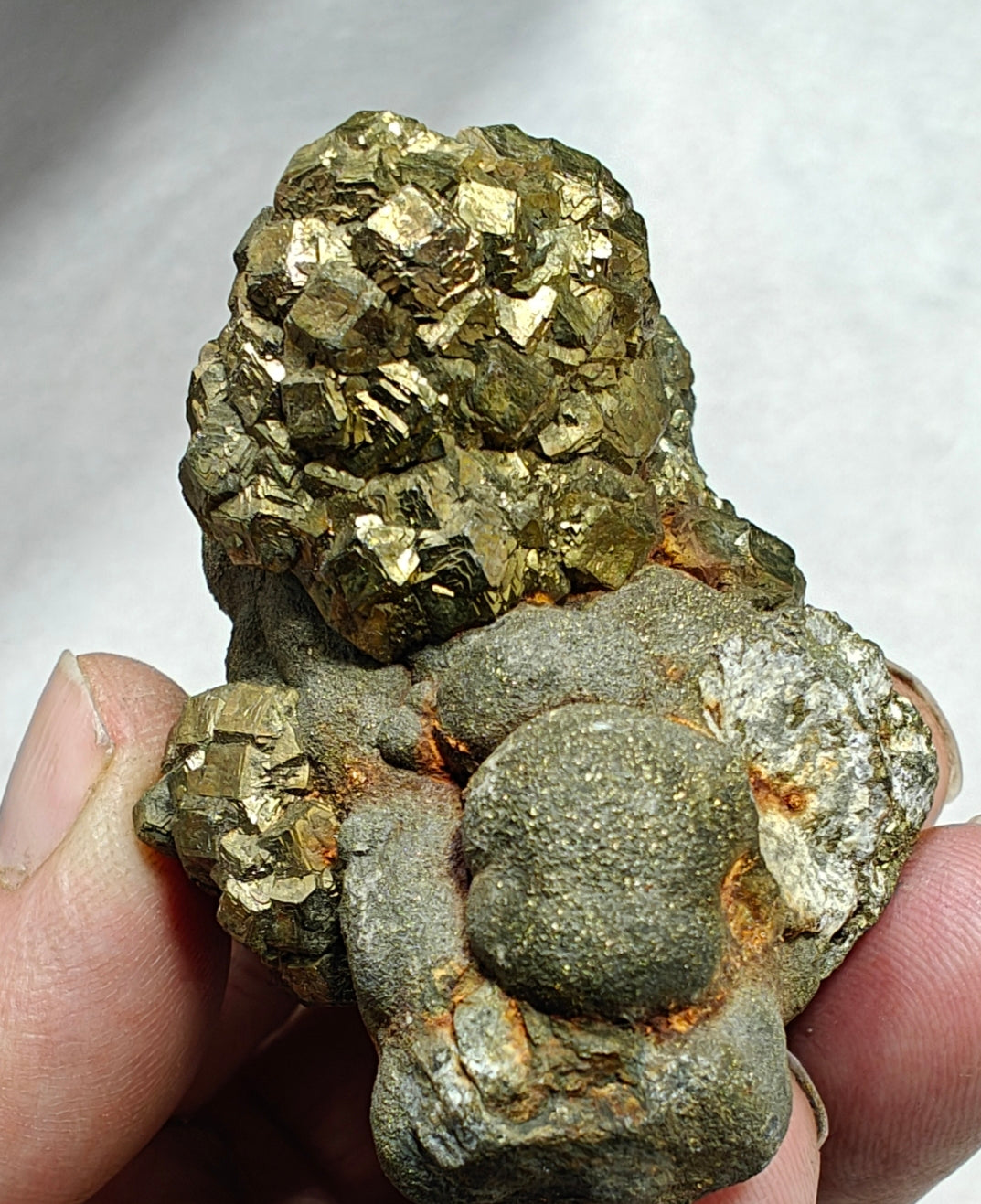 Natural pyrite marcasite specimen 204 grams