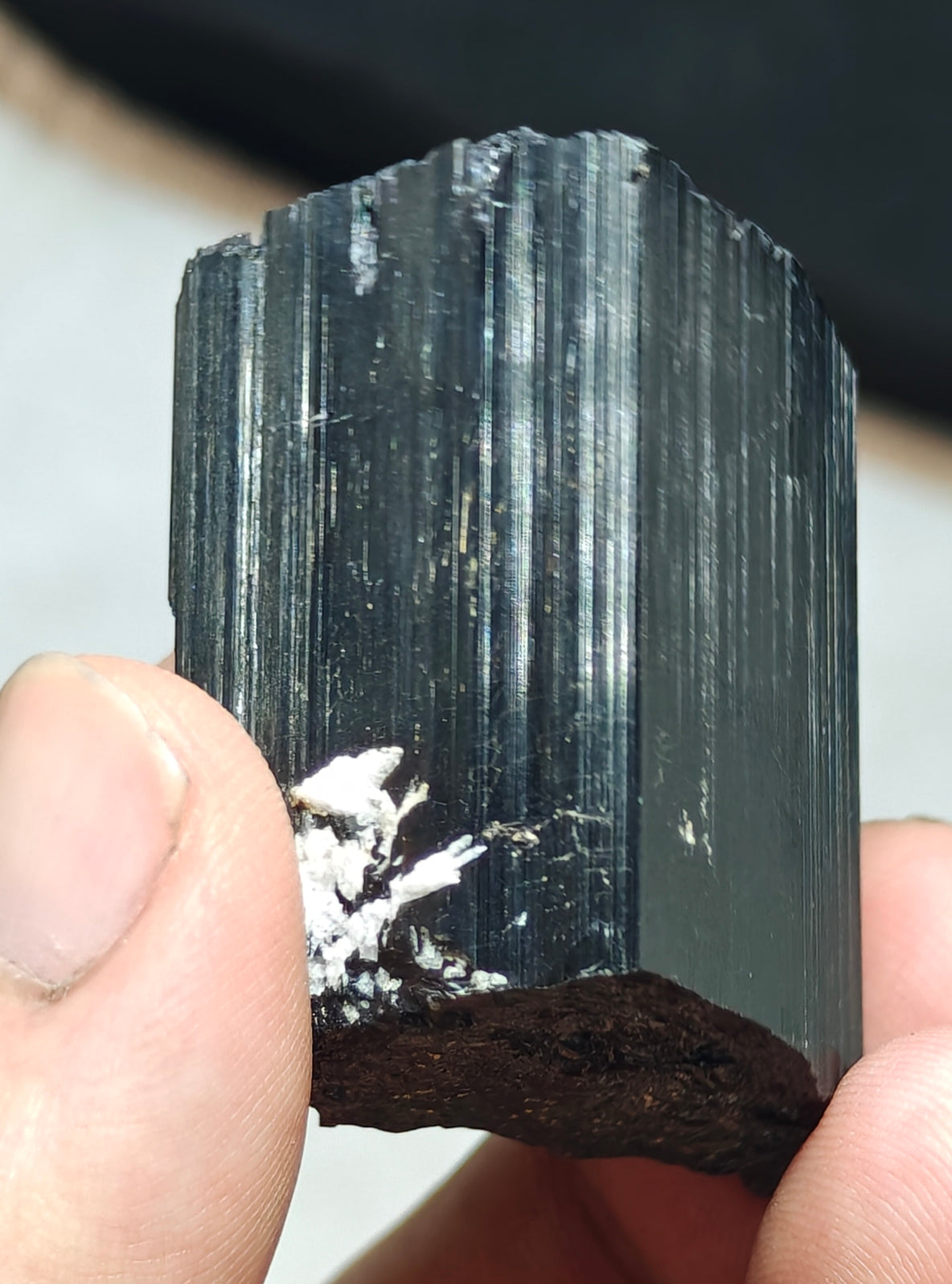 An Amazing terminated Natural schorl crystal 69 grams