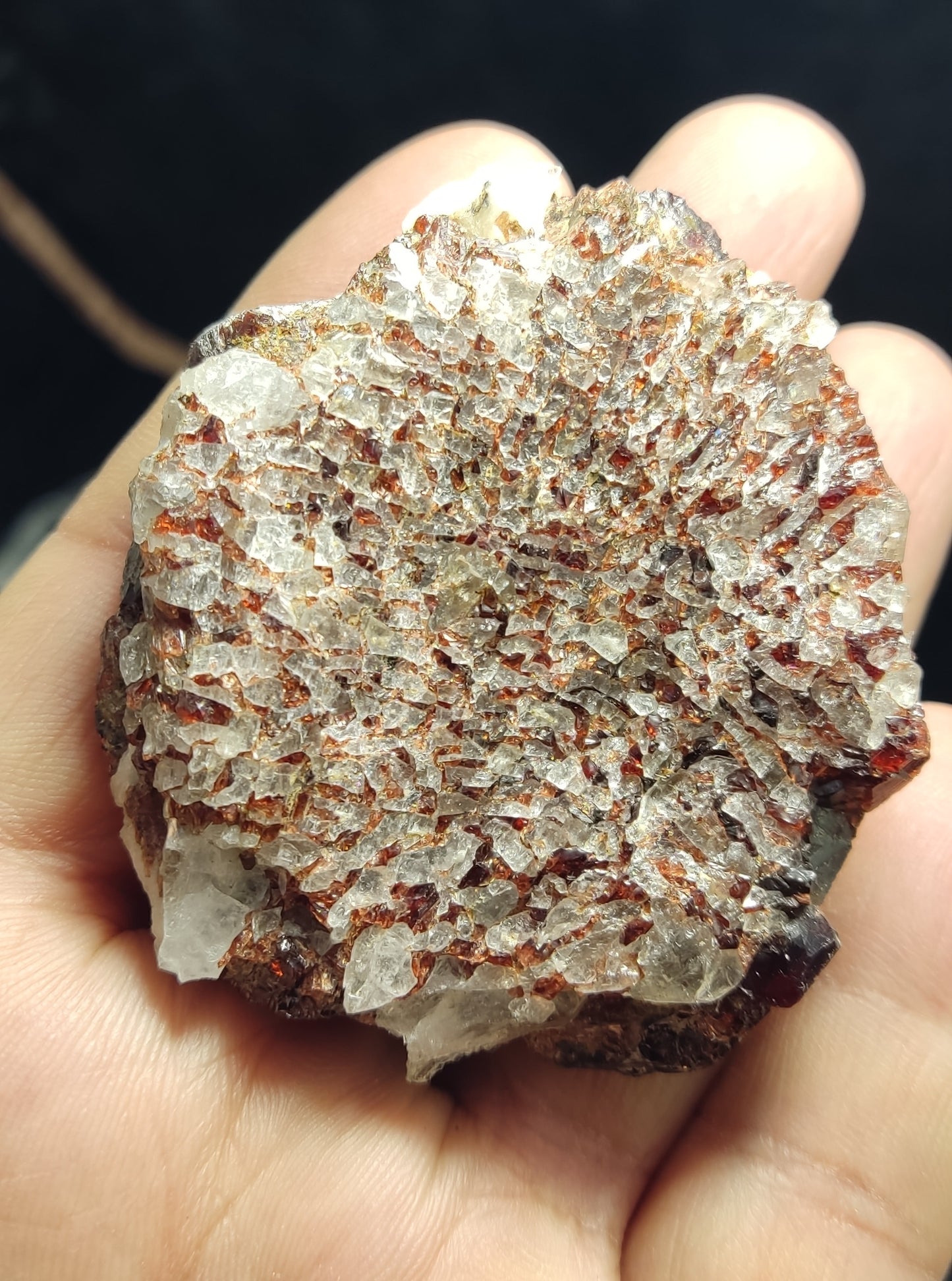 Natural Garnets Specimen variety spessartine/almandine 115 grams