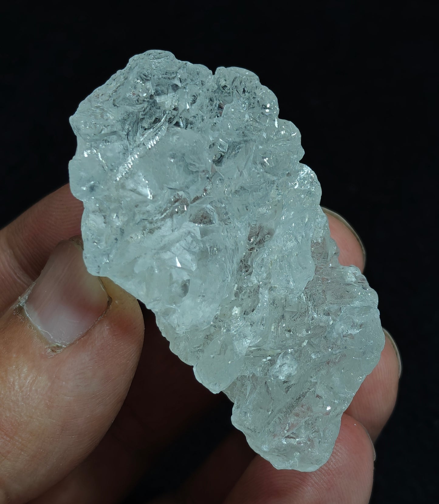 Natural etched pollucite 56 grams