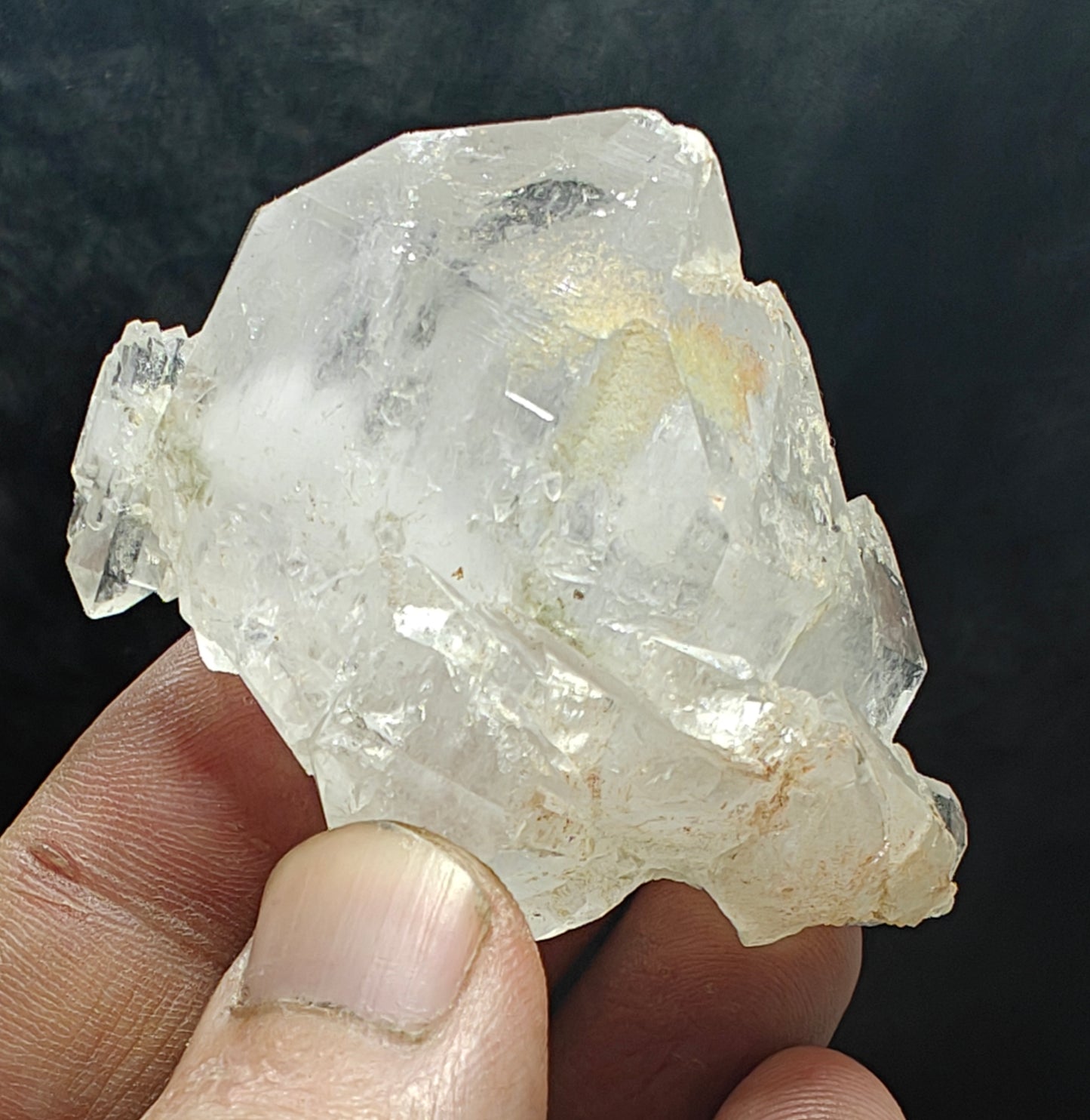 Natural faden quartz crystal 74 grams