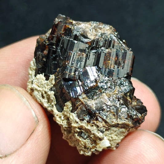 Natural dark brown Vesuvianite 19.5 grams