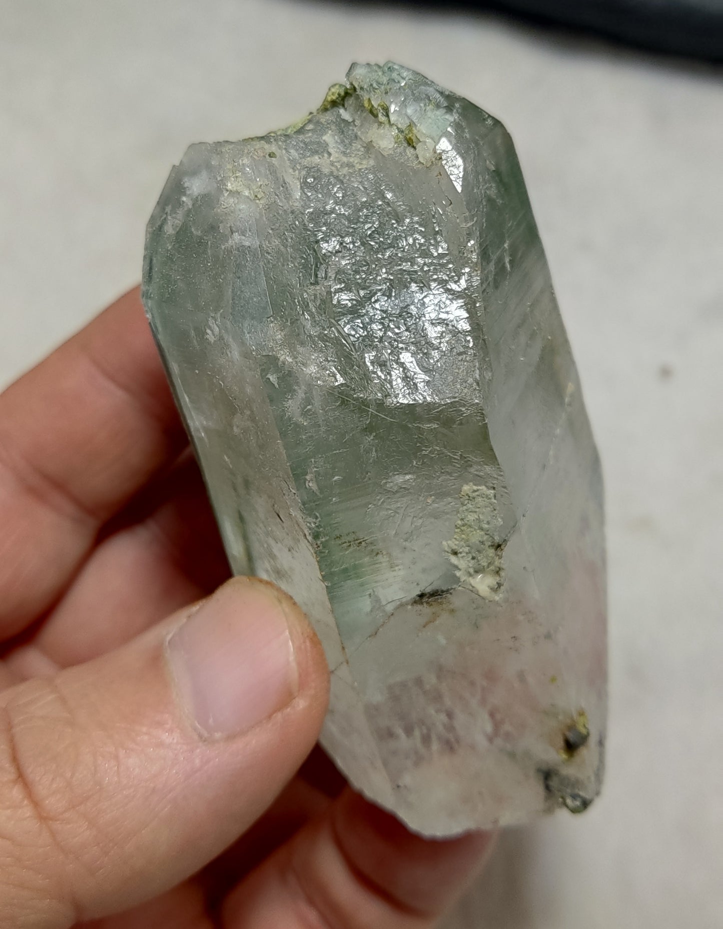 Natural Chlorite Quartz Crystal 166 grams