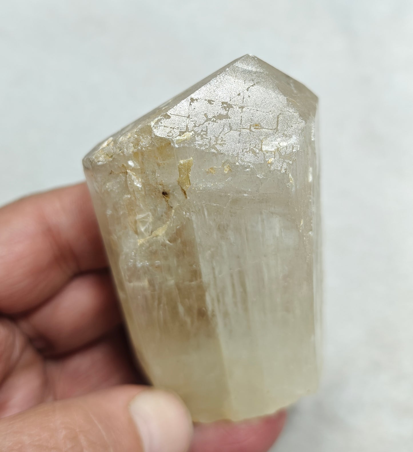 Natural spodumene crystal 248 grams