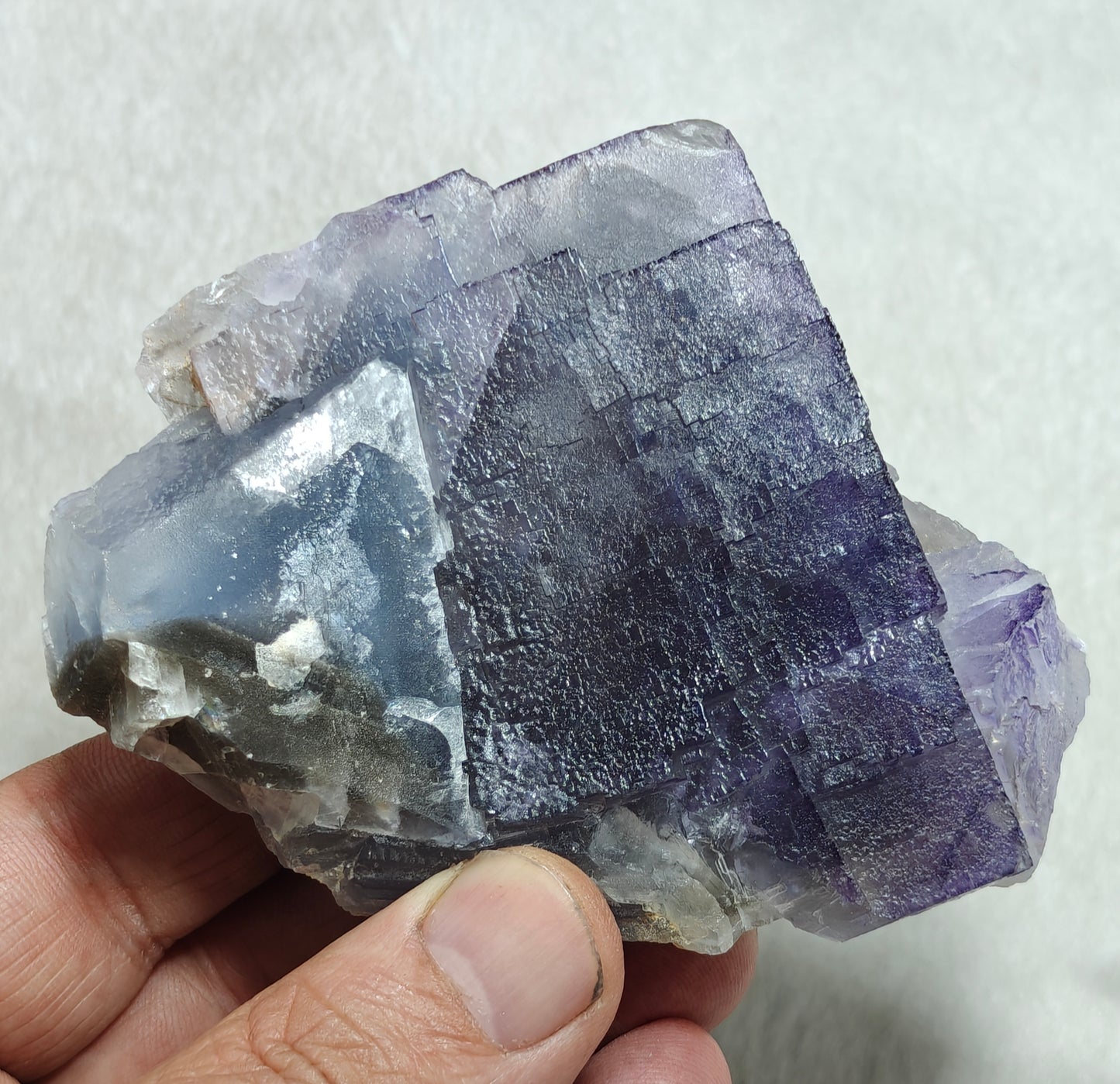 Natural purple Fluorite 321 grams