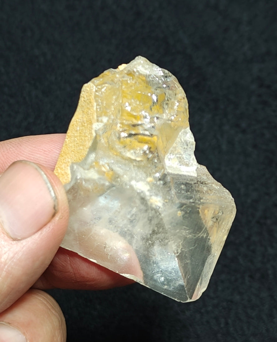Single beautiful terminated Topaz crystal 53 grams