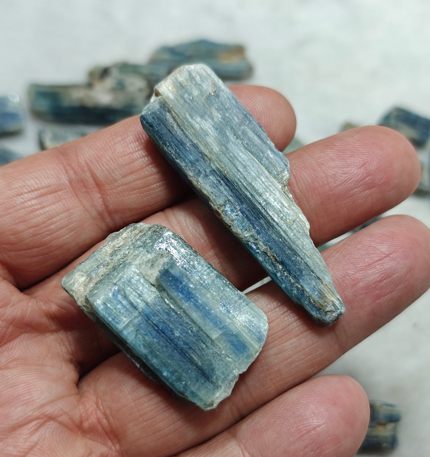 Natural kyanite crystals collection 160 grams