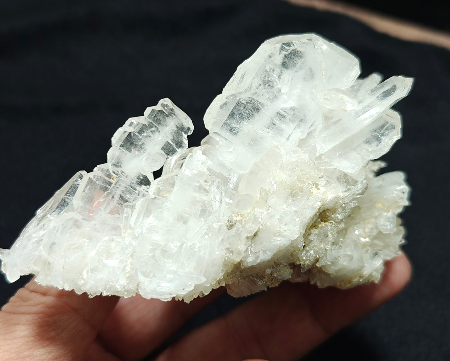 Single beautiful aesthetic Faden Quartz Crystal Specimen 172 grams