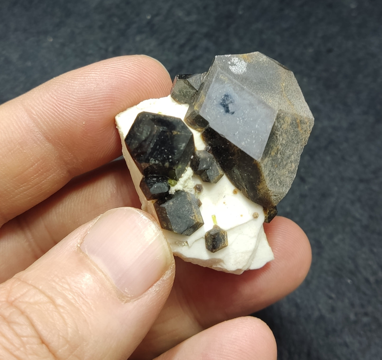 Garnet variety andradite on matrix 34 grams