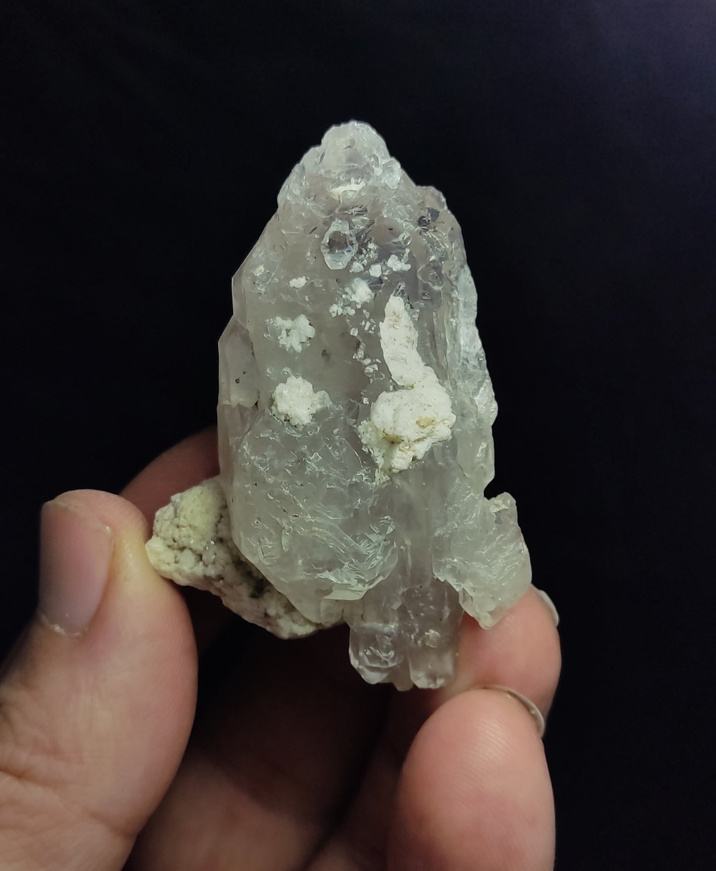 Natural Fully Etched Smoky Double Terminated Quartz Crystal 45 grams