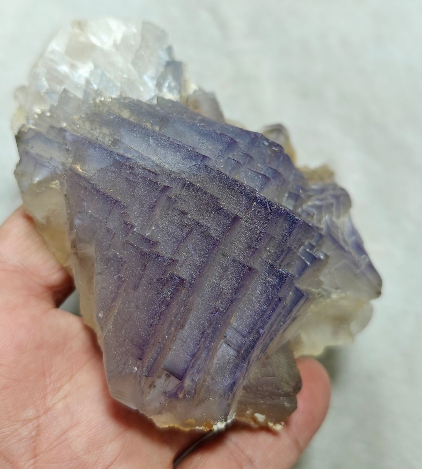 Fluorite crystal like Pyramid 500 grams
