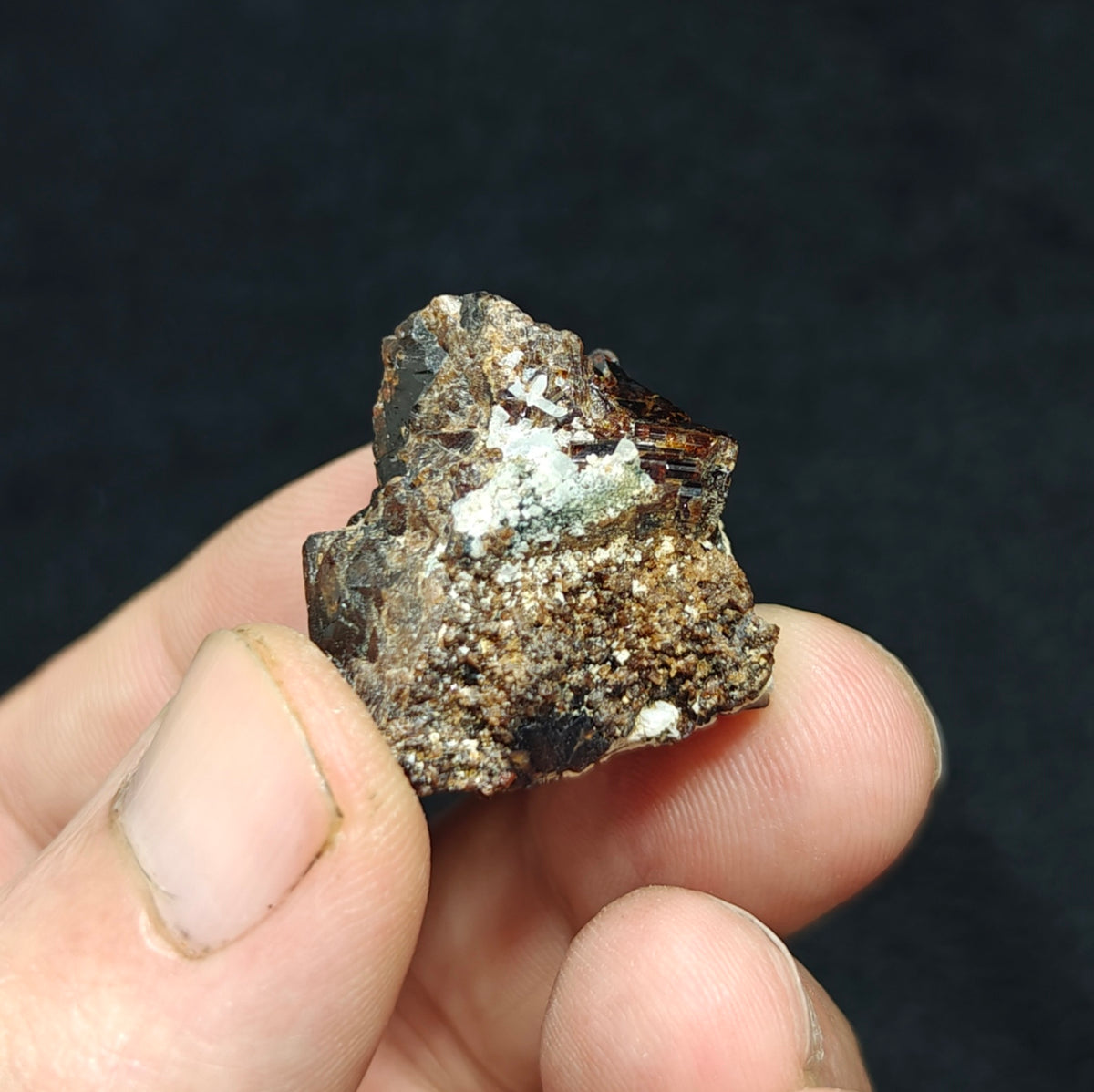 Natural dark brown Vesuvianite 19 grams