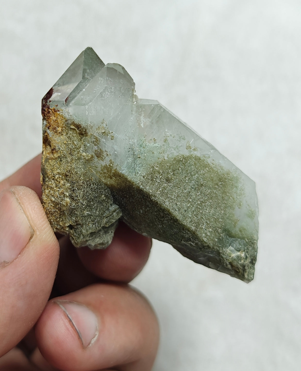 Natural Chlorite Quartz crystal 51 grams
