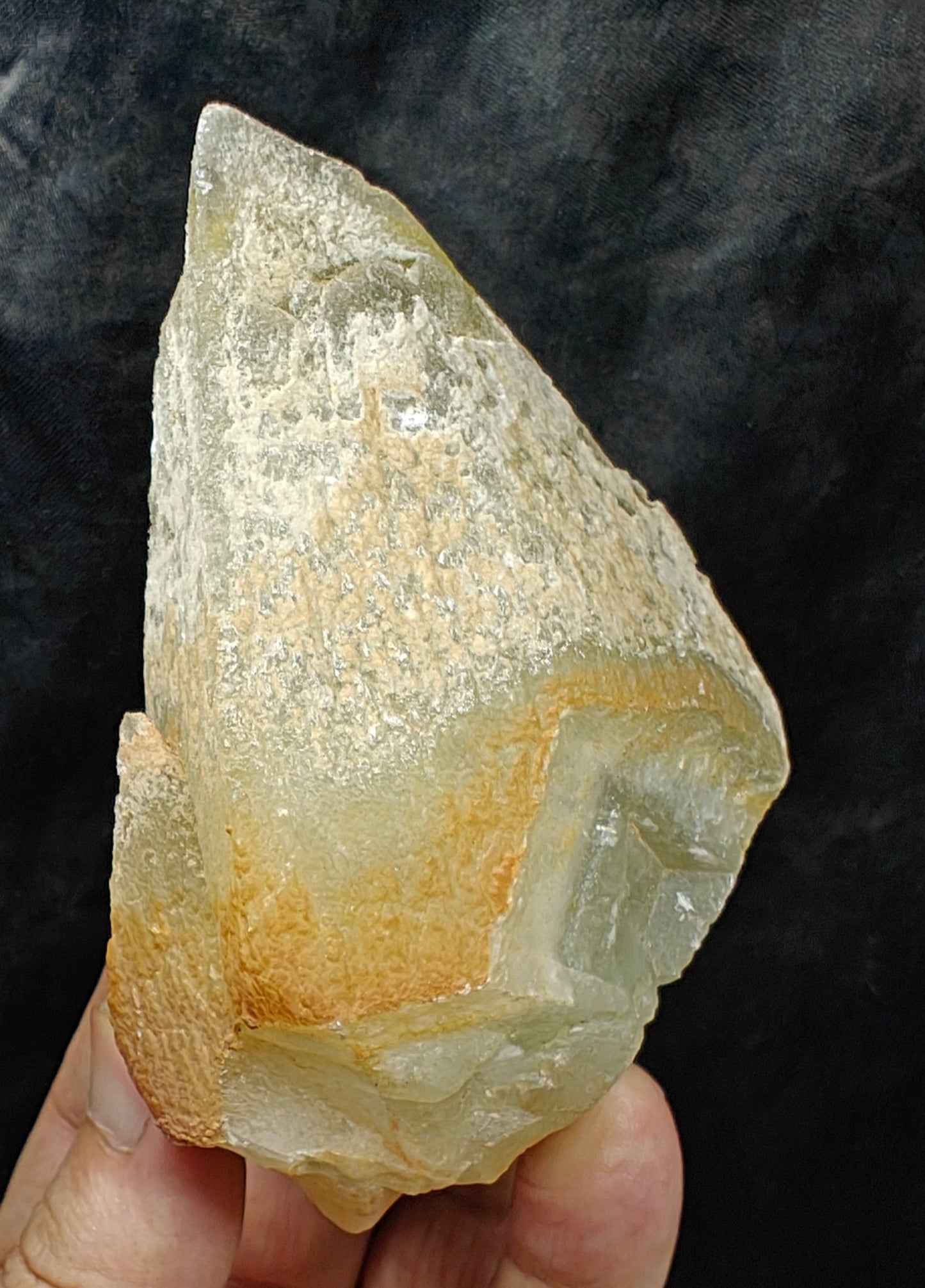 Single beautiful well terminated Dogteeth Calcite Crystal 406 grams