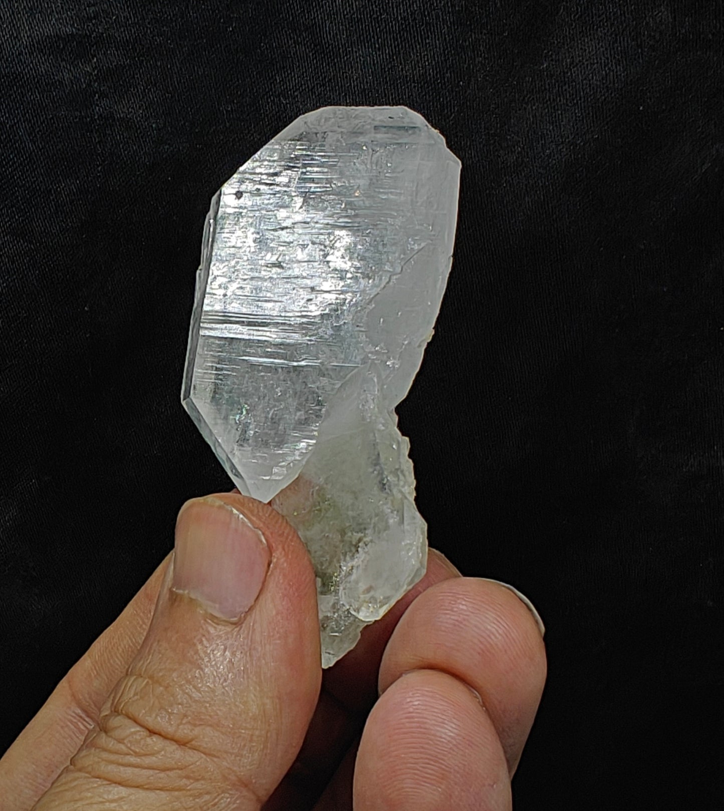 Faden Quartz crystal with some chlorite inclusions 46 grams