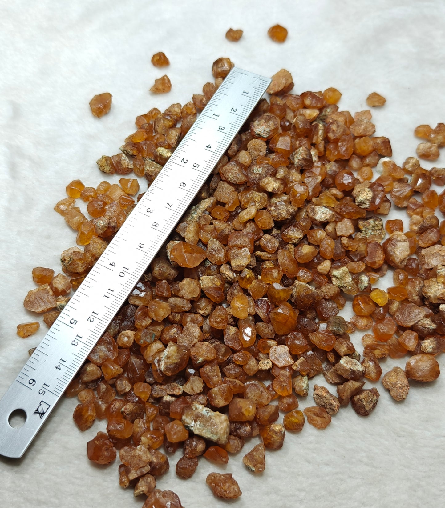 Natural grossular garnet collection 400 grams