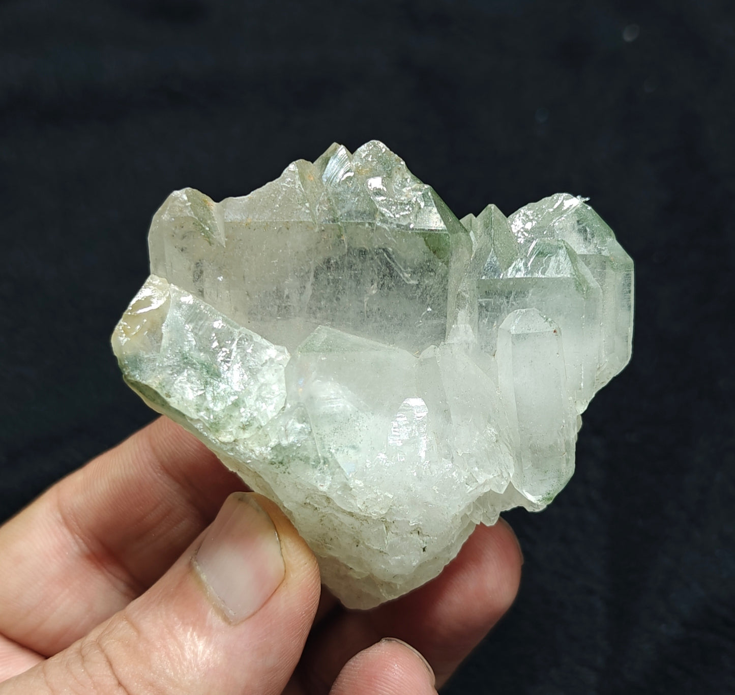 Natural terminated Chlorite Quartz 118 grams