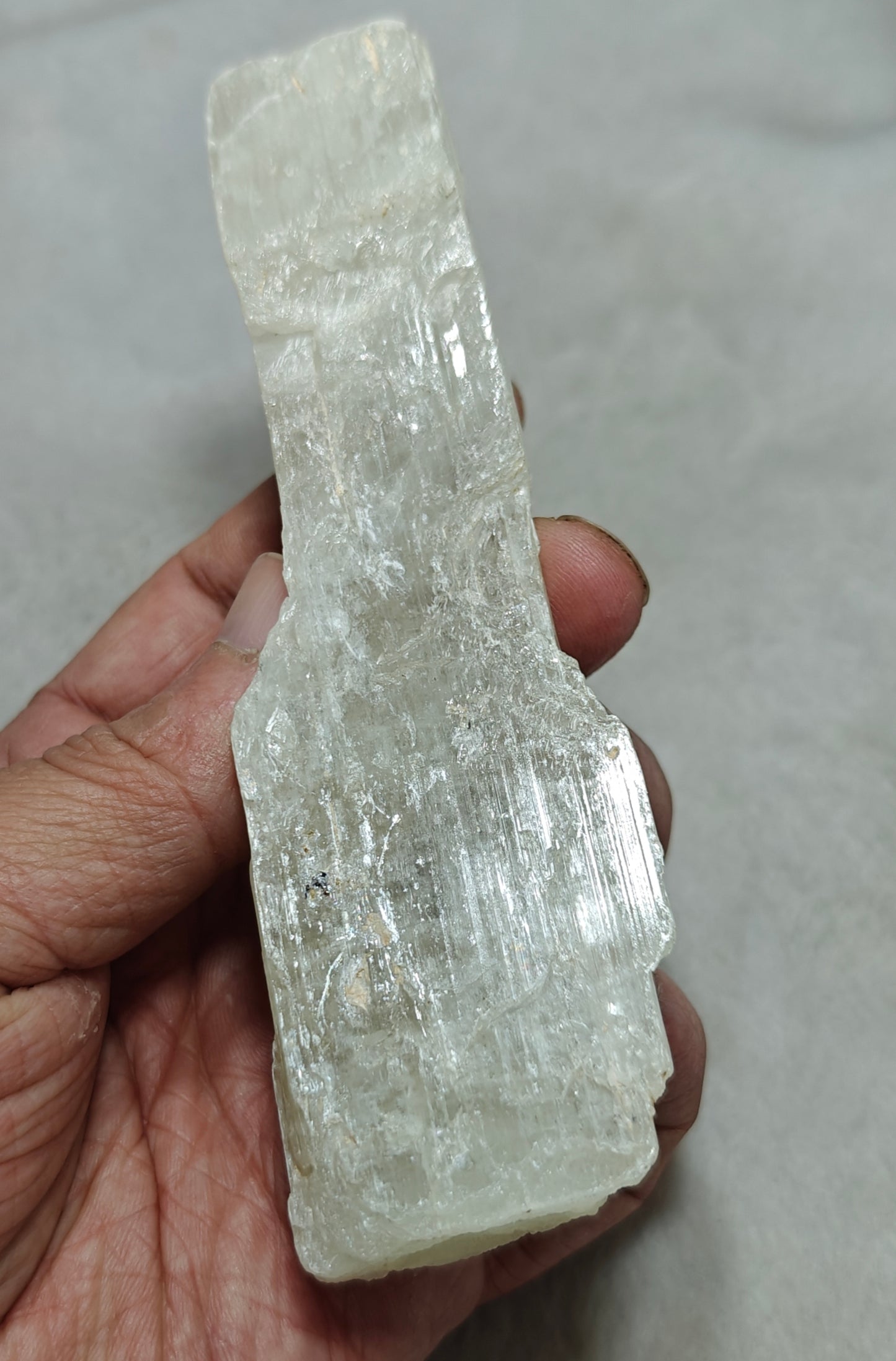 Terminated spodumene crystal 208 grams