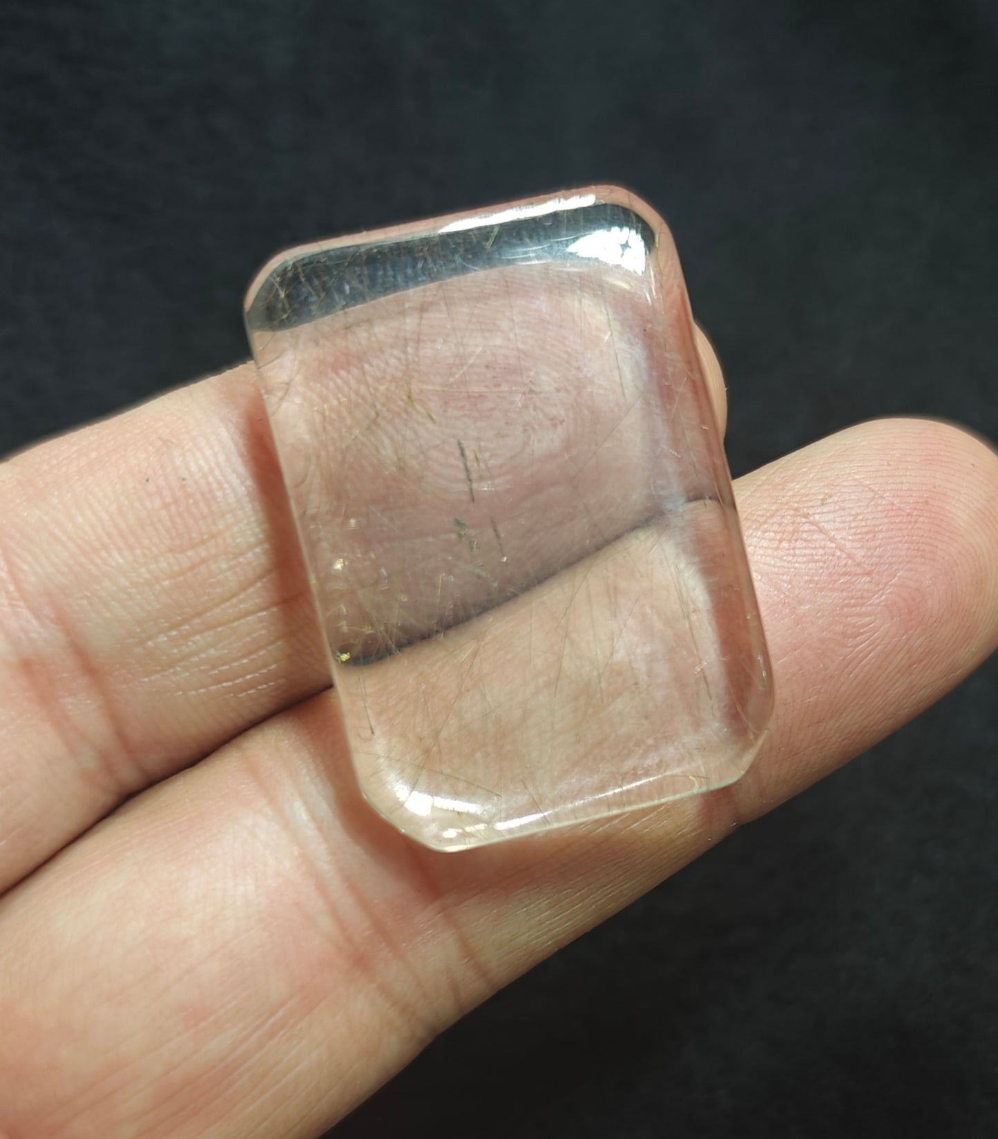 Golden Rutile Included Quartz – Polished Freeform 12.5 grams