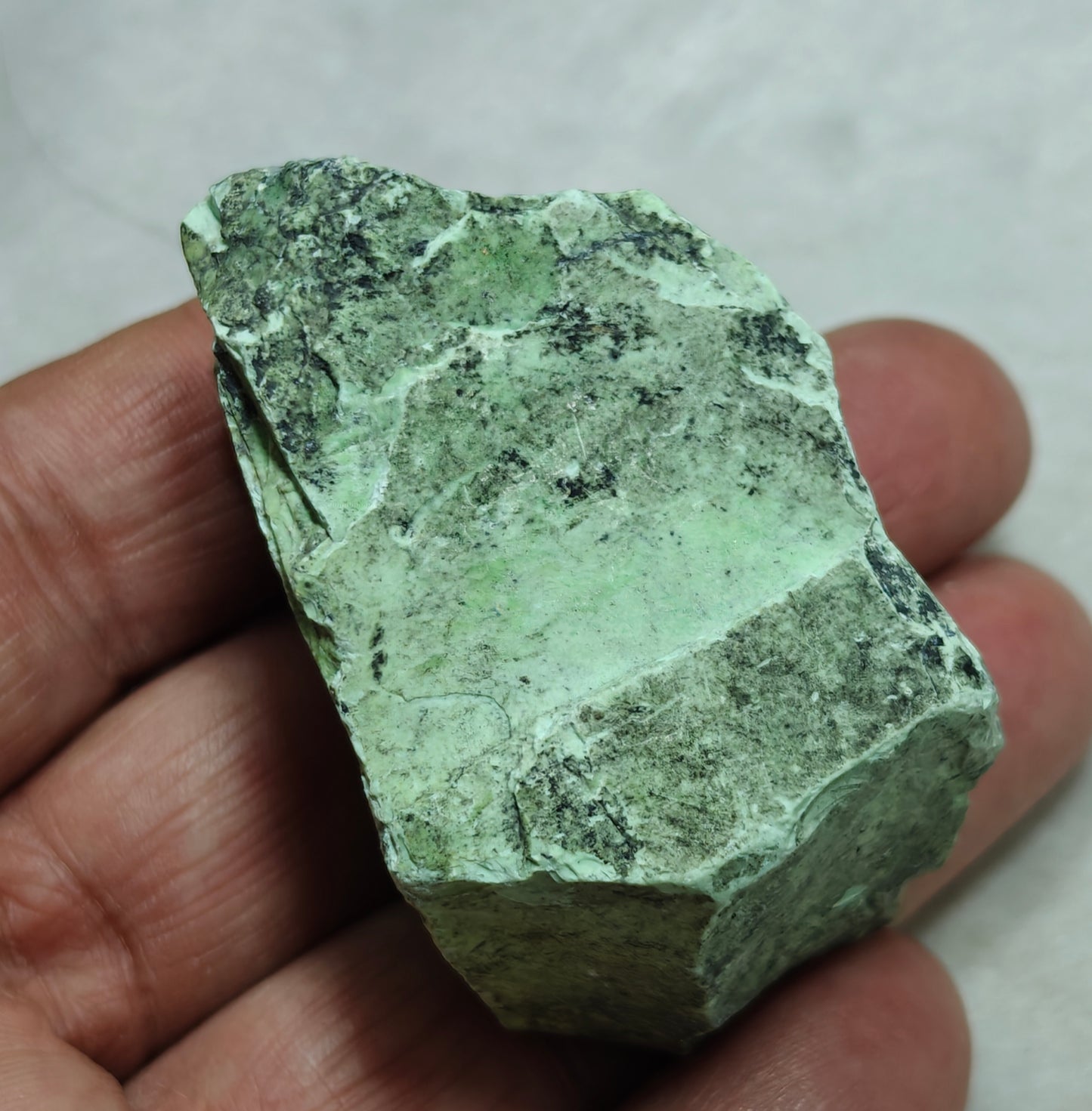 Natural green variscite chunk 101 grams