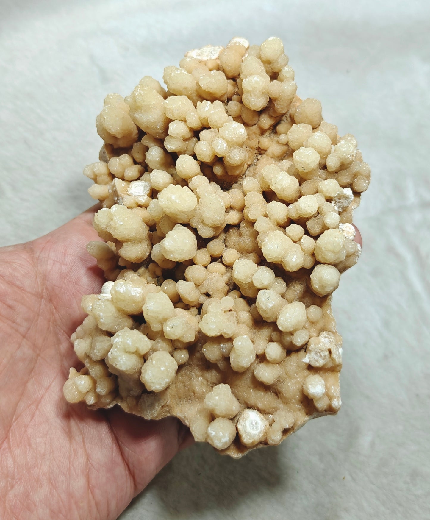 Natural Aragonite cluster terminated crystals 372 grams