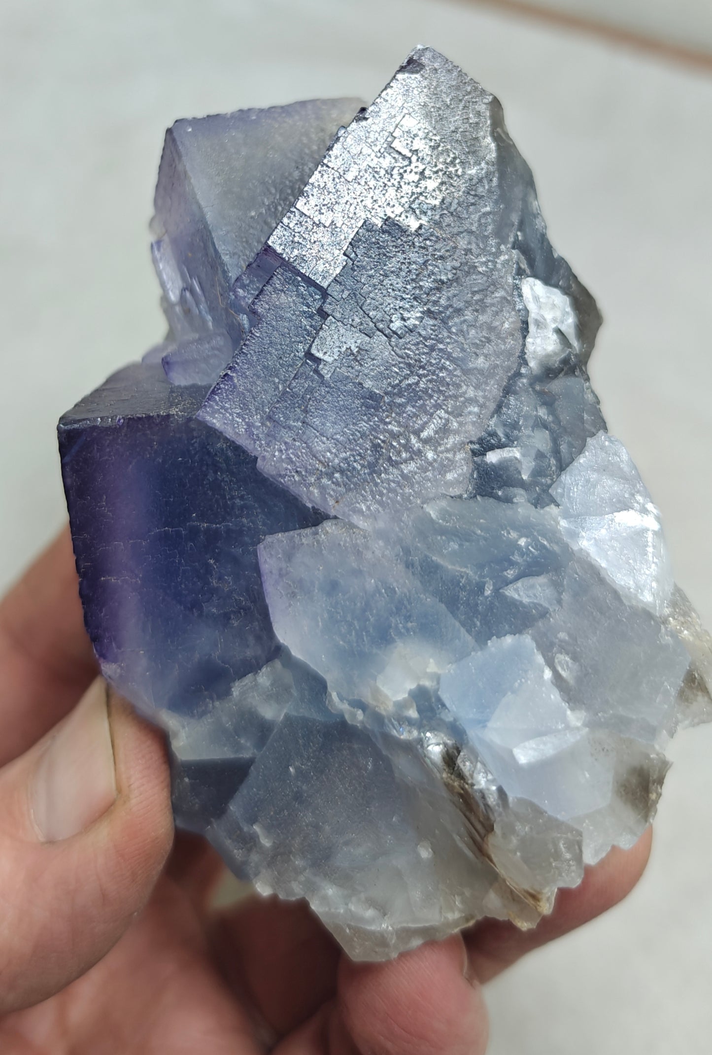 Purple and Blue Fluorite 420 grams