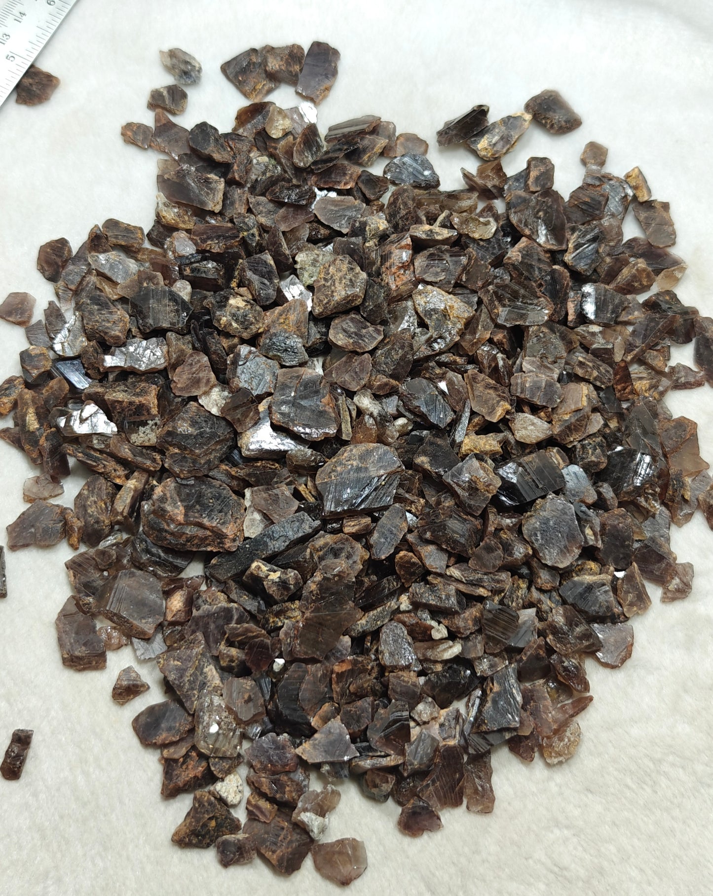 Natural axinite crystals 700 grams