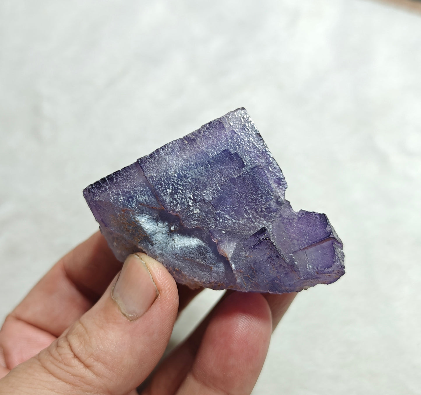 Natural Purple Fluorite Specimen 105 grams