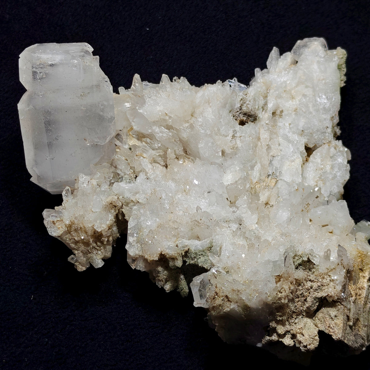 Natural Faden Quartz Crystal specimen 588 grams