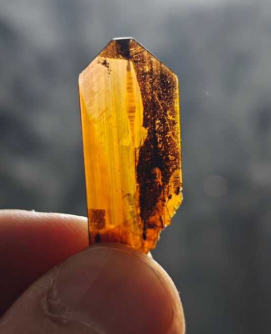 Natural rare brookite crystal 3 carats