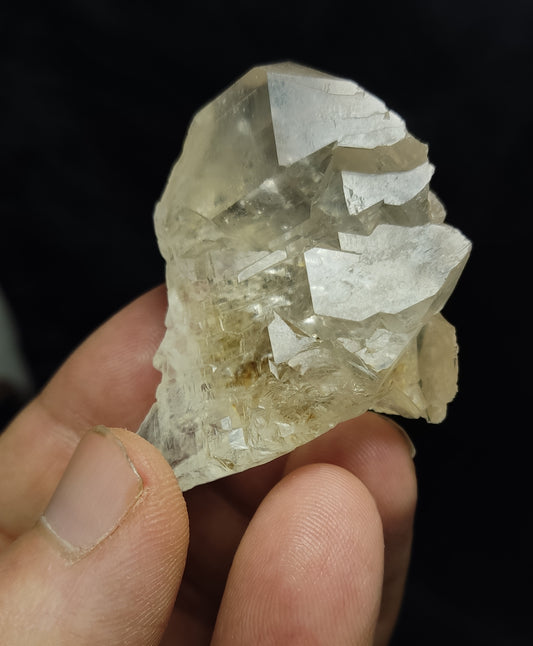 Natural terminated gwindel Quartz crystal 46 grams