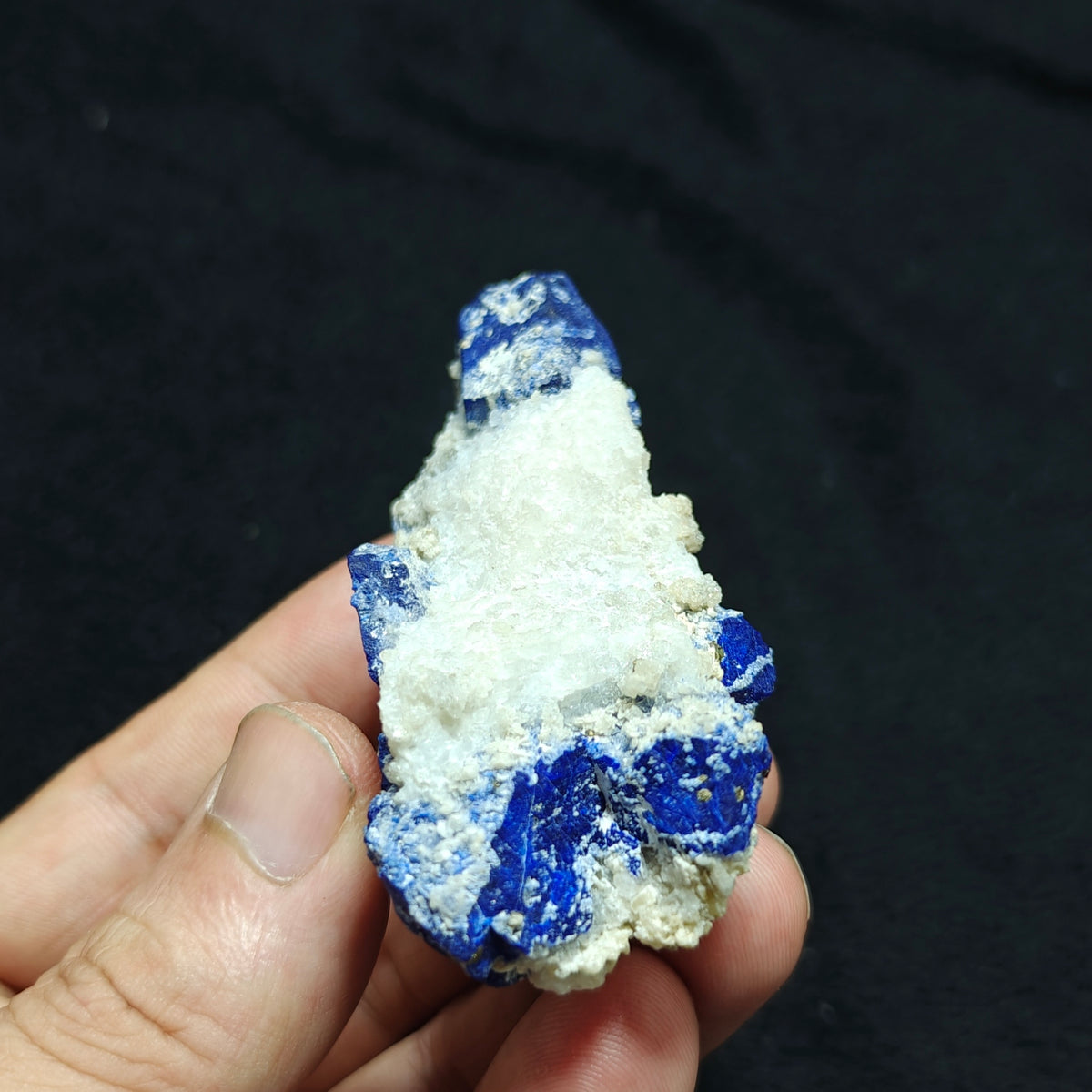 Natural Lazurite/afghanite on matrix with Pyrite 90 grams