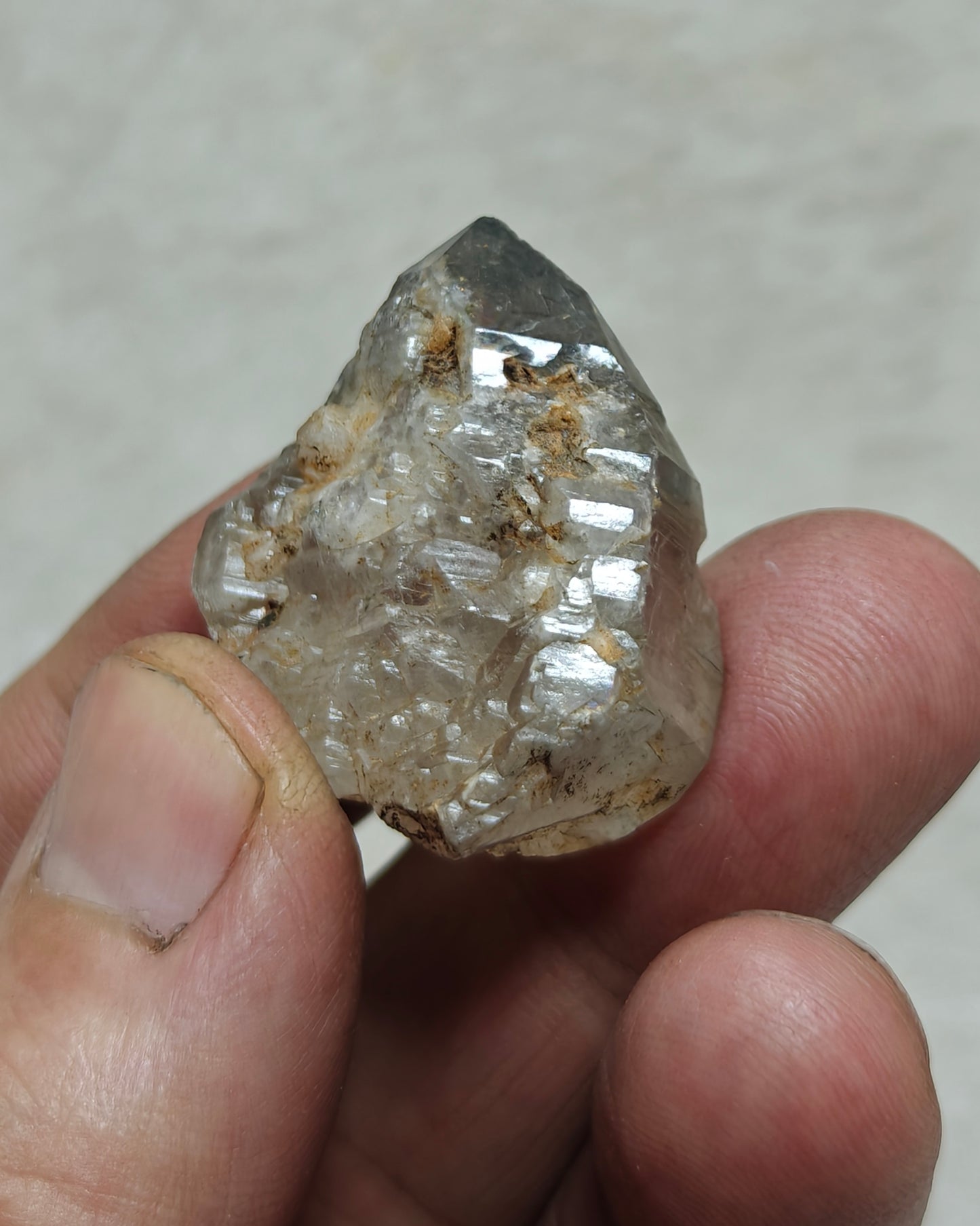 Natural terminated rutiles included quartz crystal 20 grams