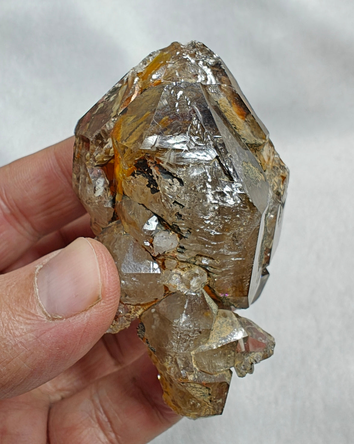 Natural skeletal quartz cluster 161 grams