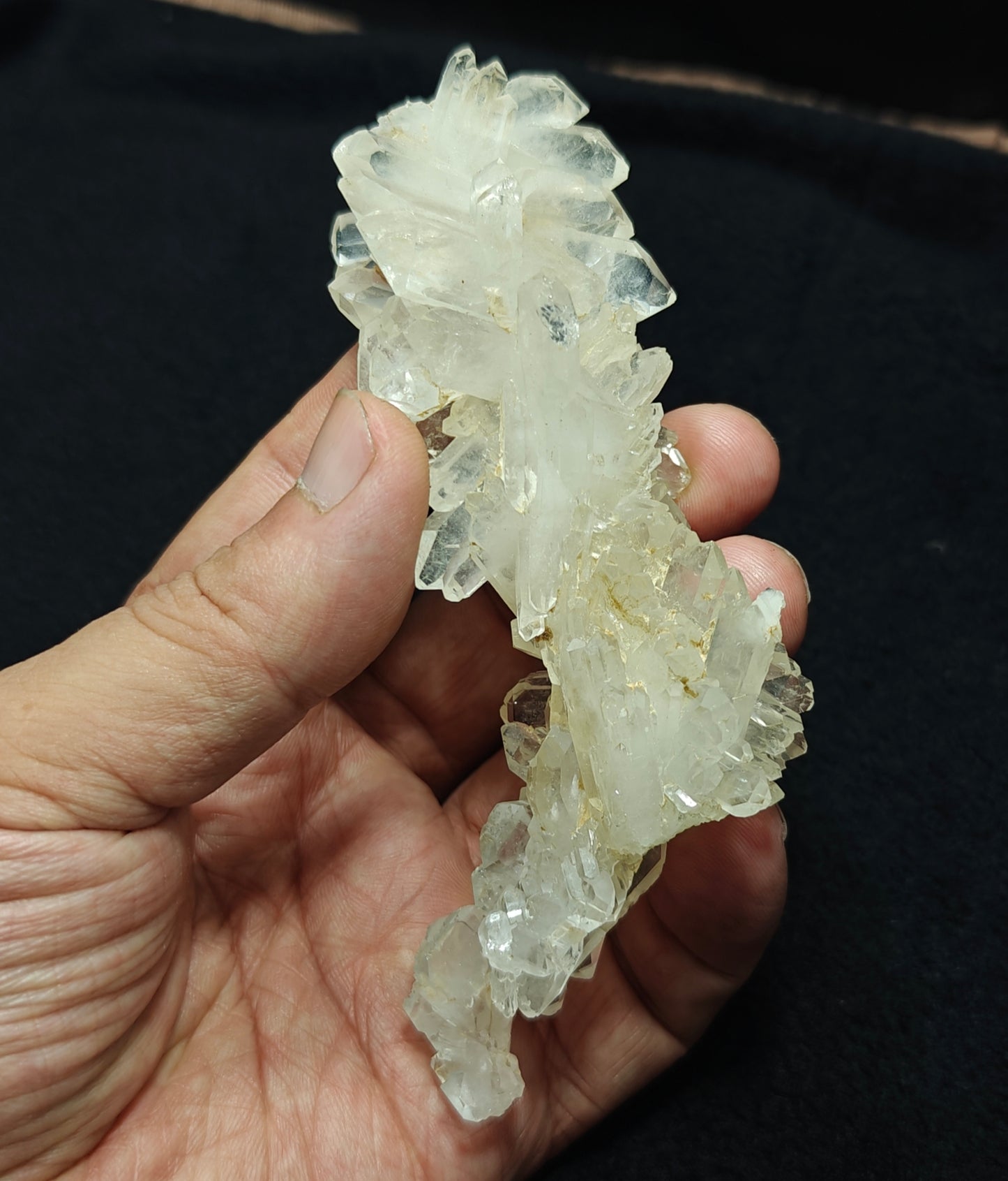 An amazing high quality aesthetic specimen of terminated Quartz Crystal 108 grams