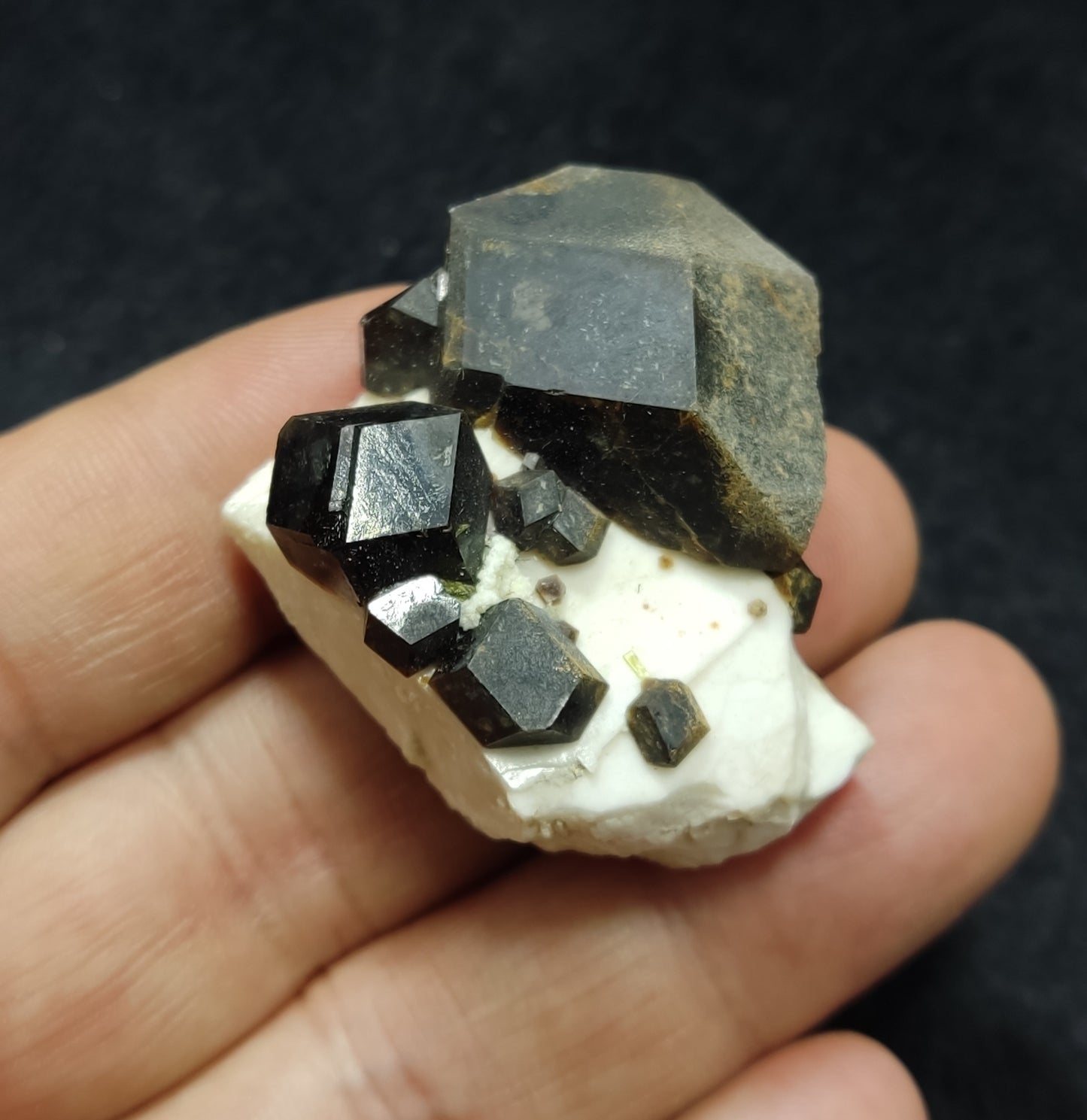 Garnet variety andradite on matrix 34 grams
