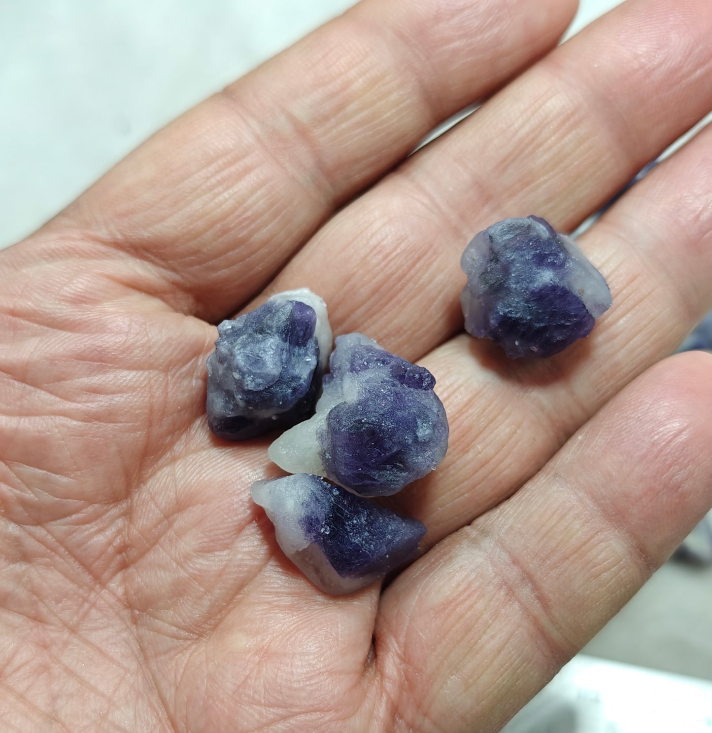 Purple scapolite collection 190 grams