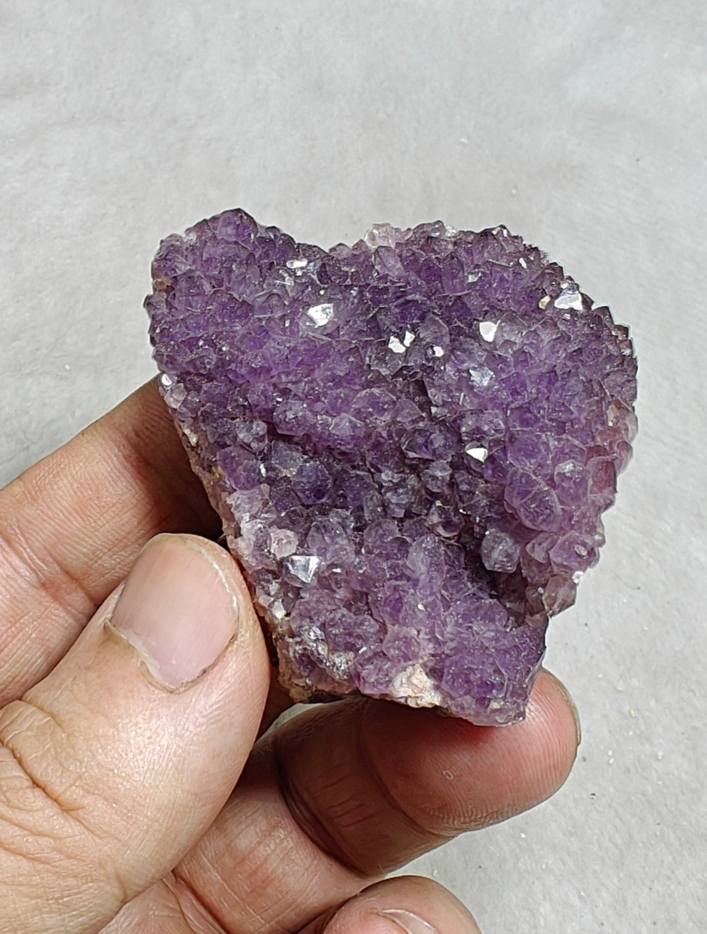 Natural Drusy Amethyst Cluster 65 grams