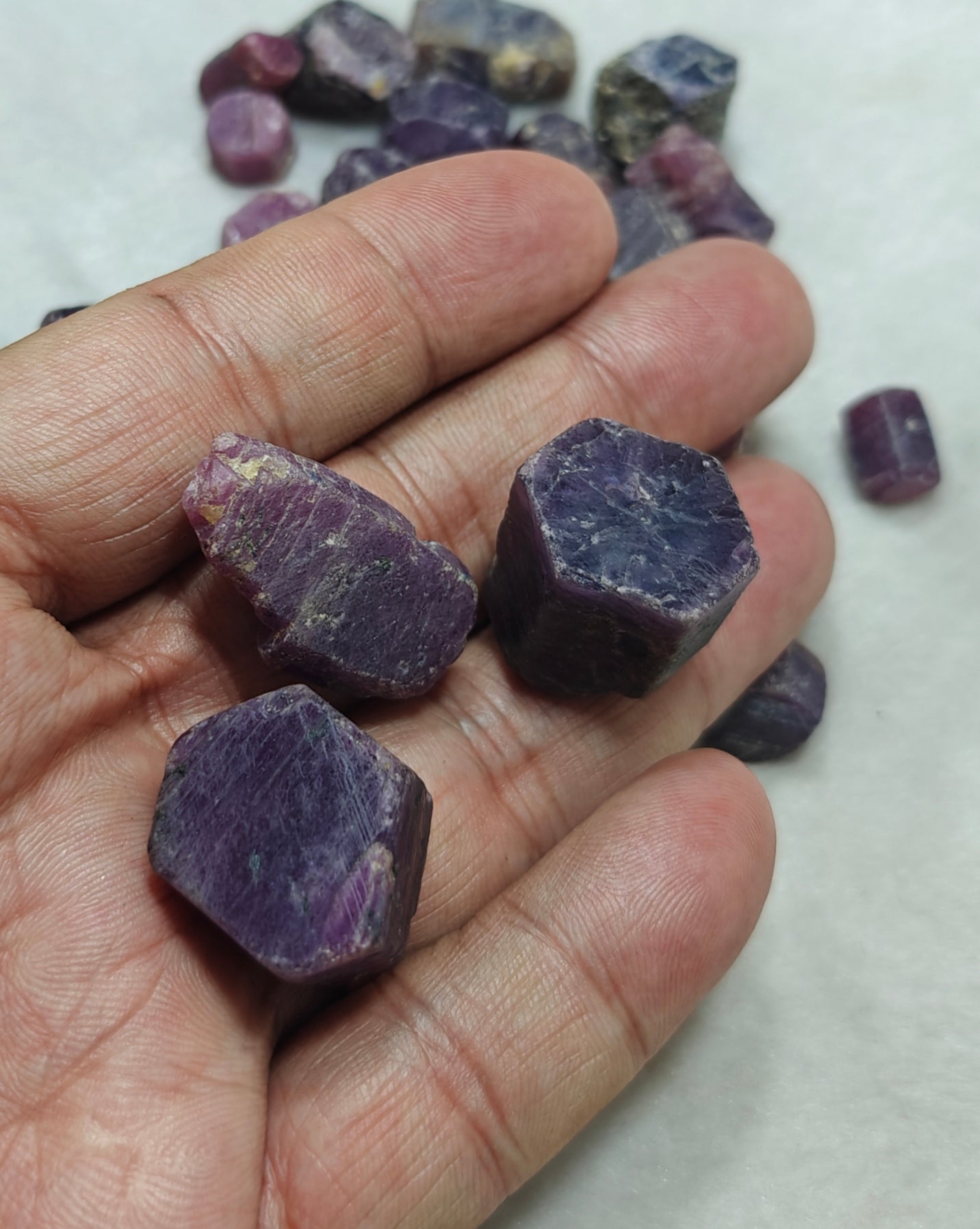 Natural Ruby Crystals lot 170 grams