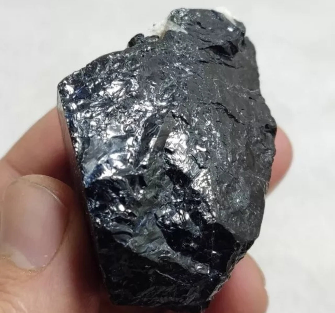 Dark green color Tourmaline crystal specimen 128 grams