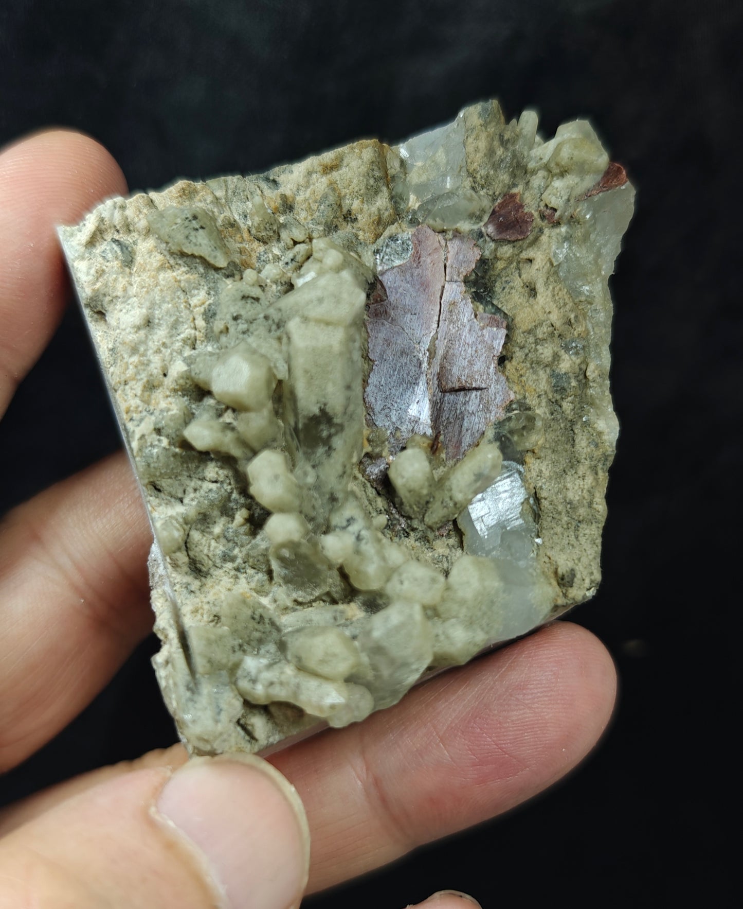 brookite in matrix with chlorite quartz 171 grams