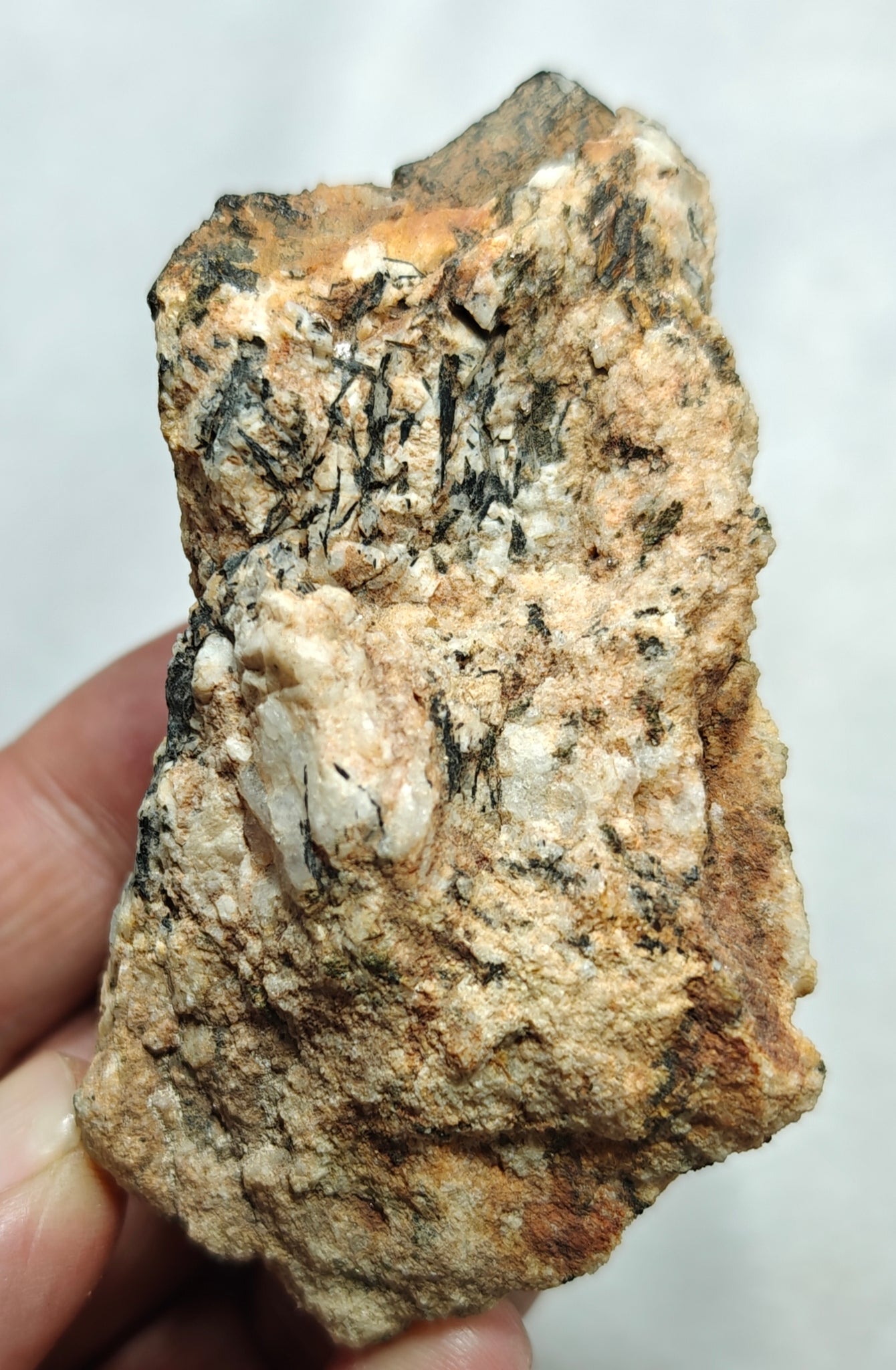 Natural hematite on matrix with some aegirine inclusions 141 grams