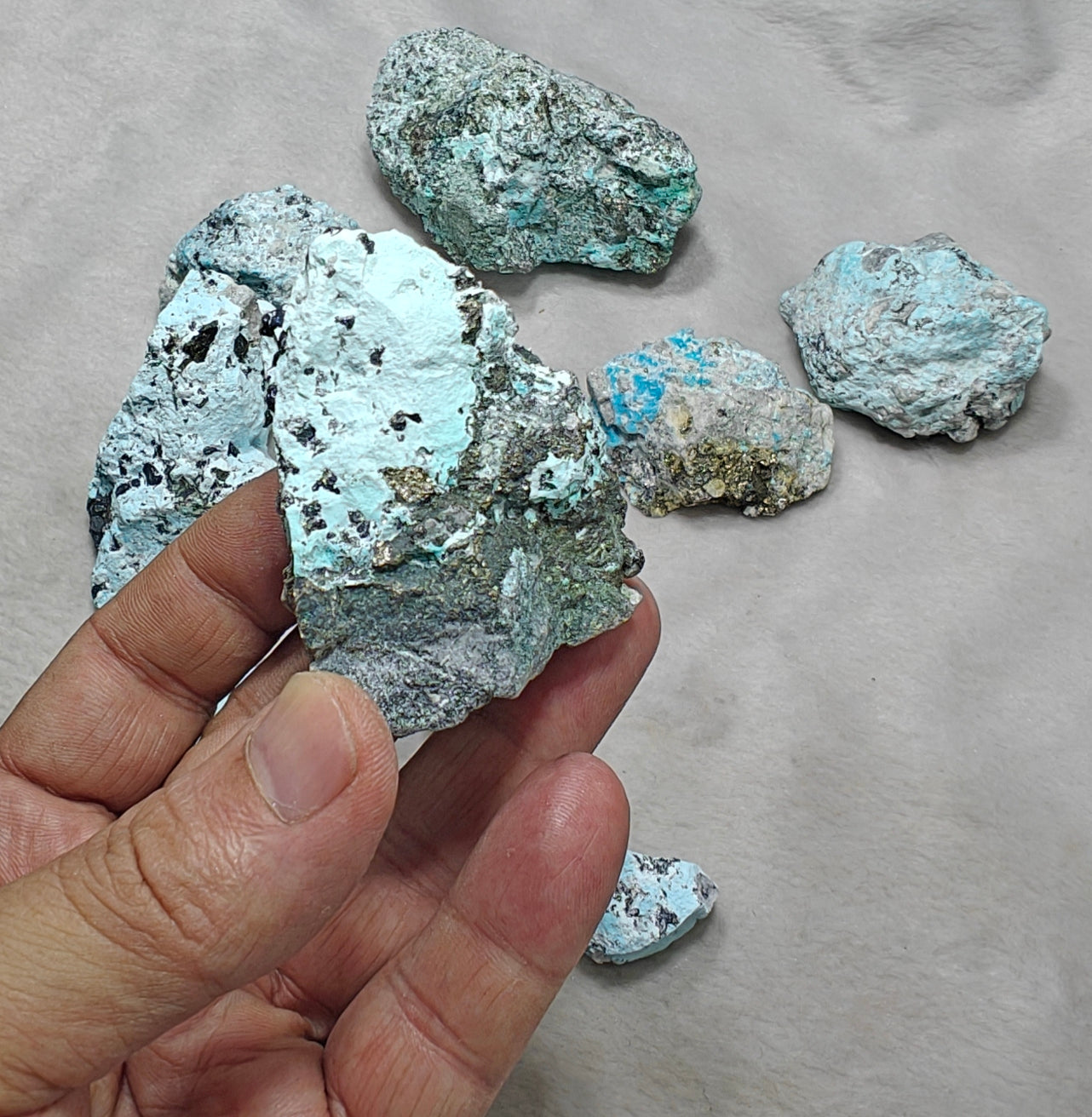 Lot of Natural turquoise 1 kg